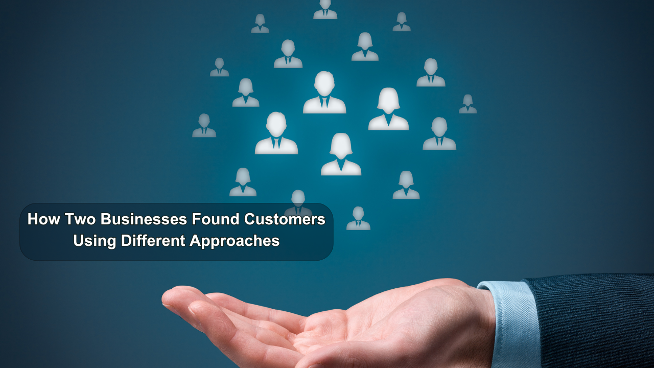 How Two Businesses Found Customers Using Different Approaches